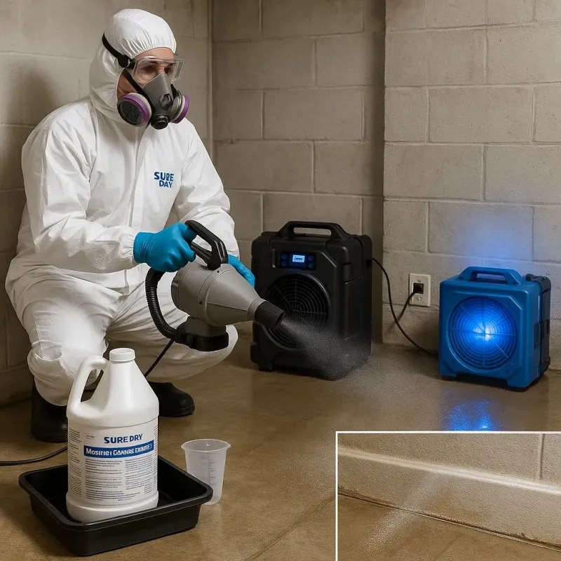 Sanitization and Odor Removal process in Tuftonboro, NH